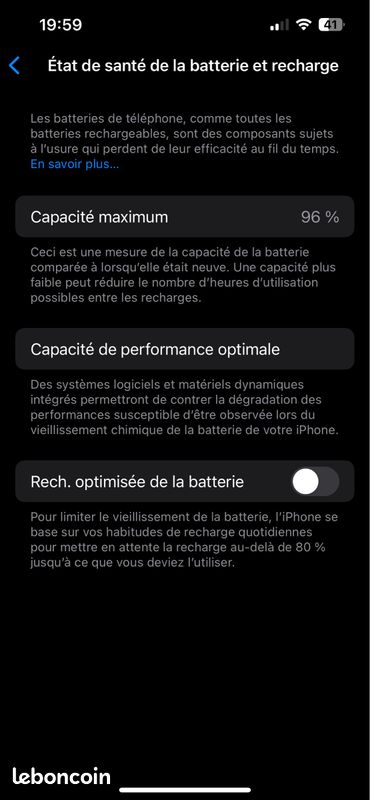 IPhone 13 96% (image 1)