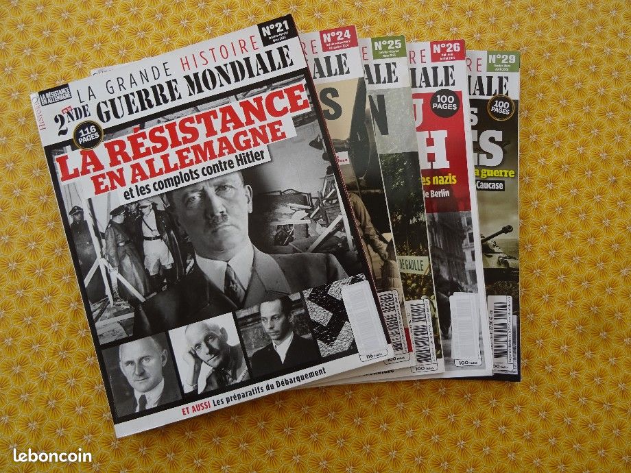 5 revues "la grande histoire de la 2ème guerre mondiale (image 1)