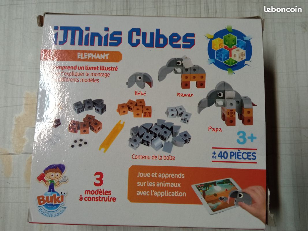 Buki - Jeu De Construction - Mini Cubes - Éléphant (image 2)
