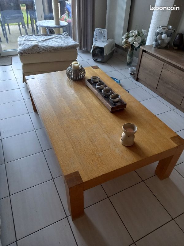 Table de salon bois (image 3)