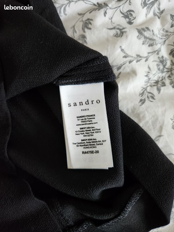Robe Sandro Taille 34 - Style Cocktail/mariage - Longueur Midi - Neuve Avec étiquettes