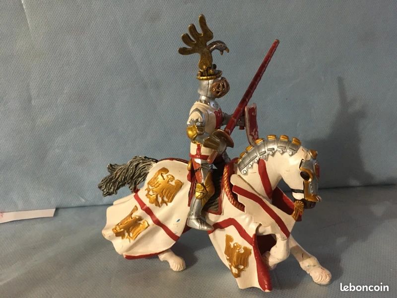 Figurine chevalier papo et son cheval papo (image 1)