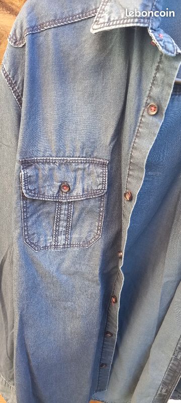 Chemise Jean Taille M (image 2)