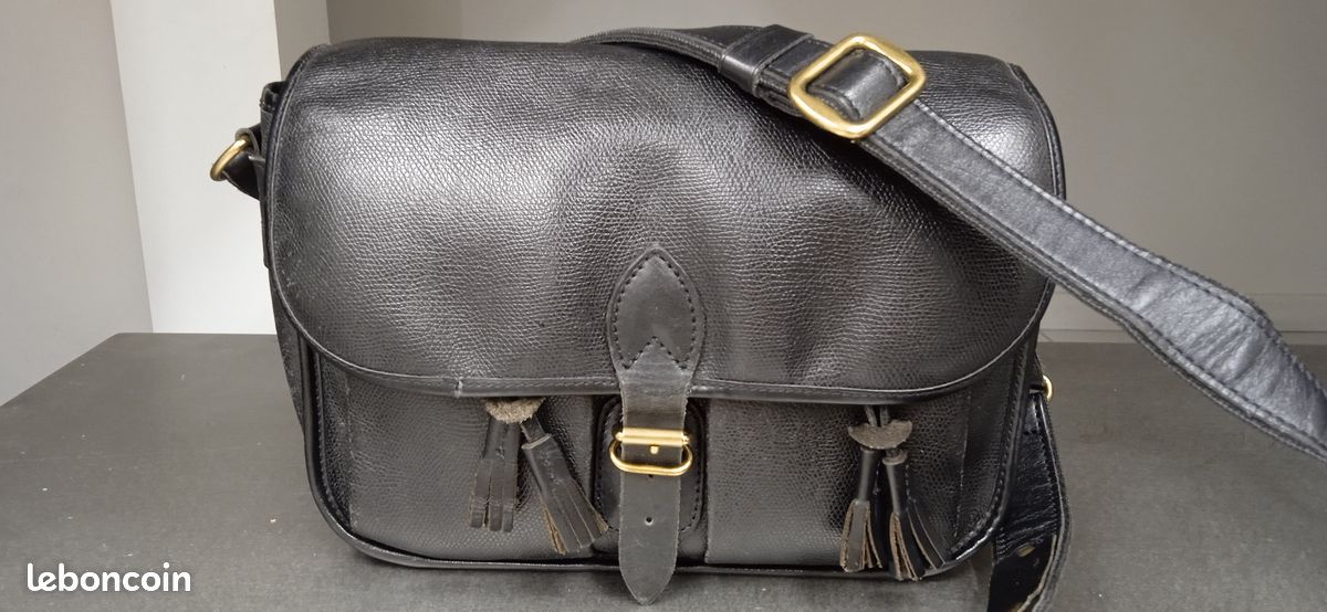 Sac Upla en cuir noir Accessoires Bagagerie