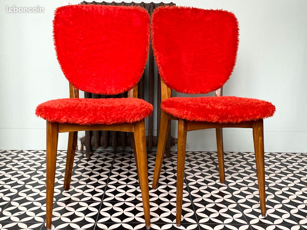 Paire de chaises années 50 (image 1)