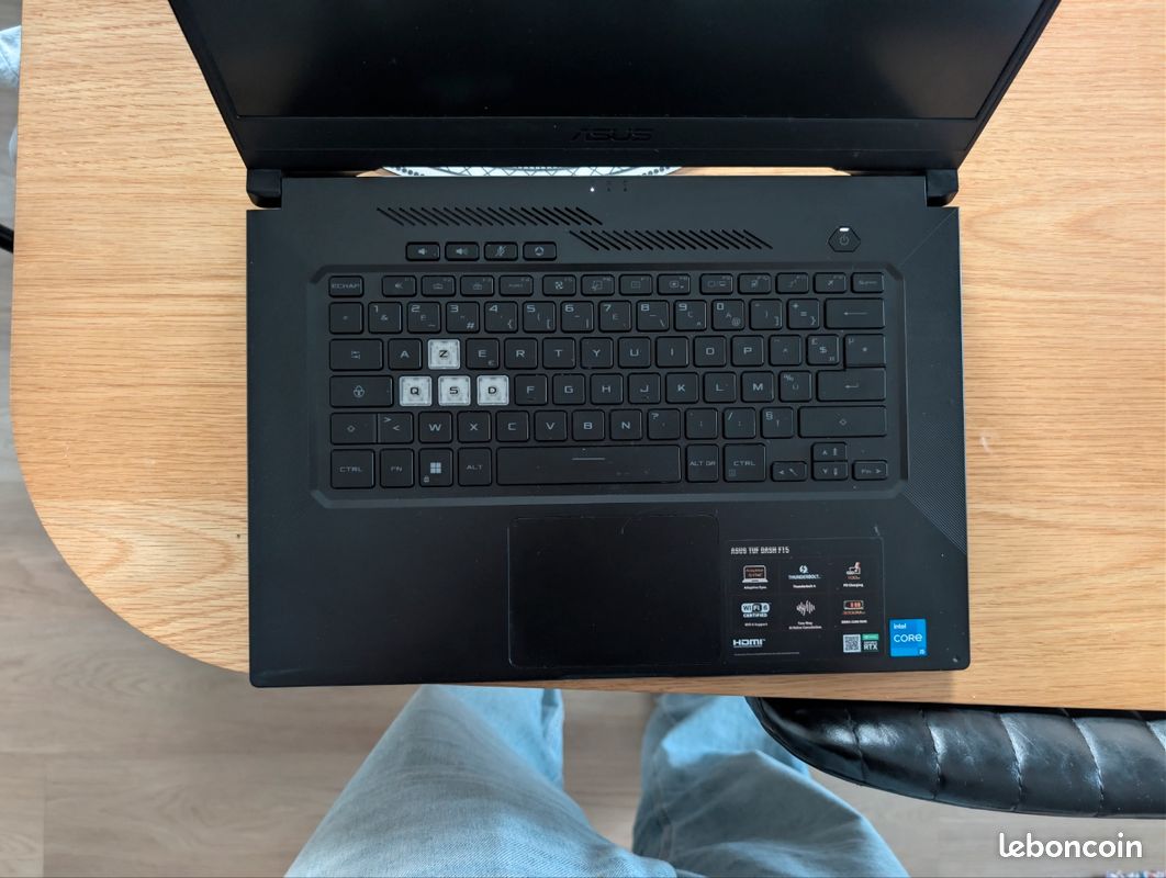 Test de l'Asus TUF Dash F15 FX517ZR : PC portable avec RTX 3070 mobile et autonomie acceptable