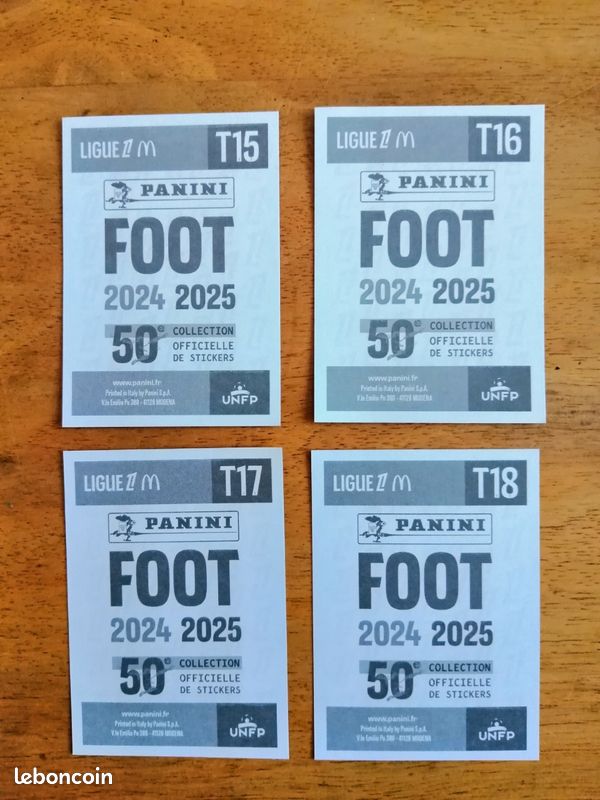 LOT VIGNETTES PSG panini Football EUR 3,50 - FR LOT VIGNETTES PSG panini Football EUR 3,50 - FR