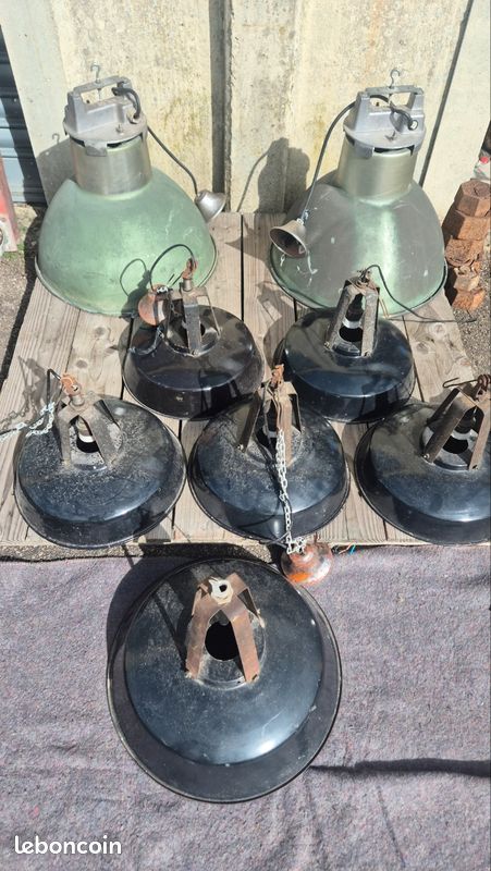 Polam Gdańsk - Lampe d'Usine Vintage (2) - Industrial