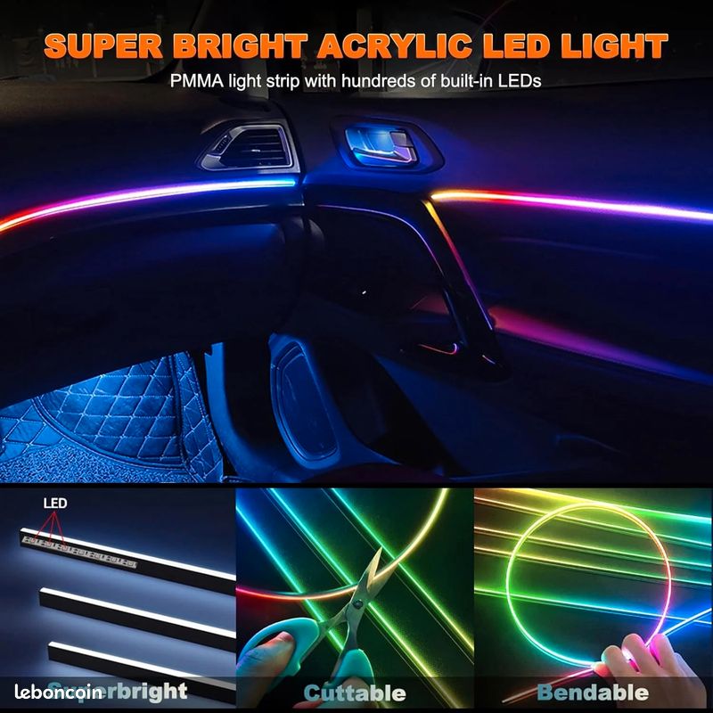 Éclairage d'ambiance LED pour intérieur de voiture directement de l'usine Tk-Yb