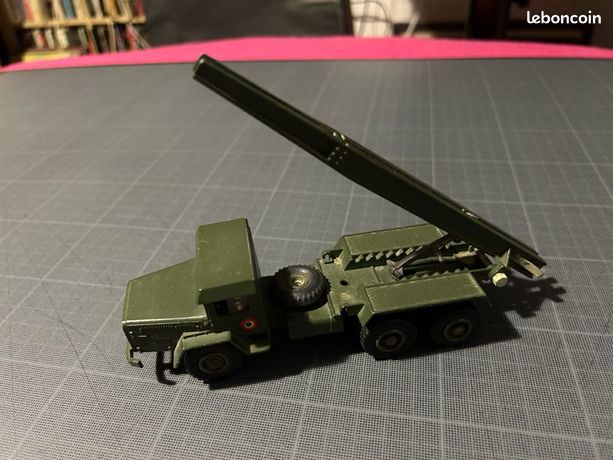 Camion Militaire Solido 1/43 – UNIC Sahara Lance-missile – Boîte Fonctionnelle – Occasion