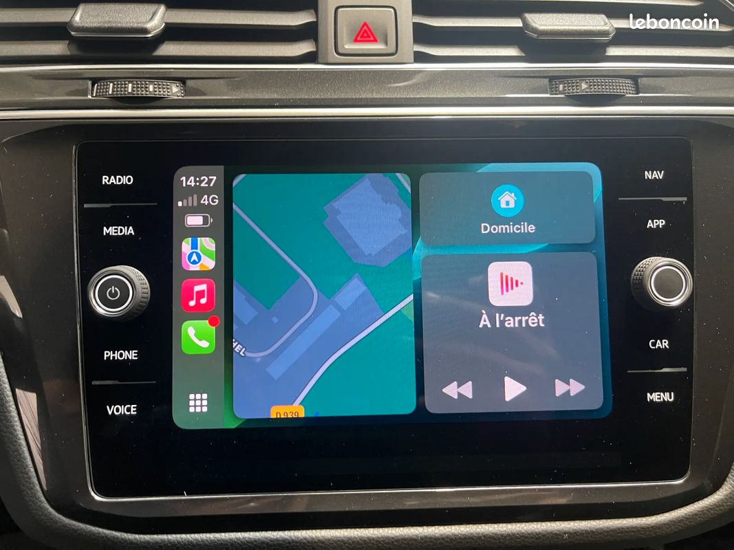 VOLKSWAGEN Tiguan 2.0 TDI 150ch R-Line - 2022 - CarPlay - Virtual cockpit - Led d'ambiance - Boîte auto (image 16)