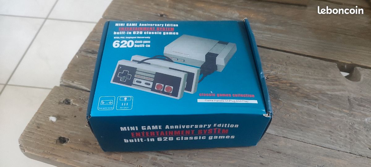 Console de jeux mini+2 manettes (image 1)