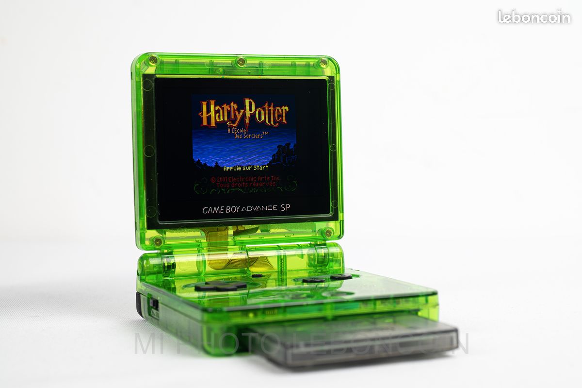 Game Boy Advance SP - Edition Rayquaza - Ecran IPS - Batterie