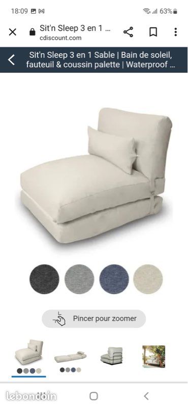 Fauteuil Lit Sit’n Sleep (image 5)