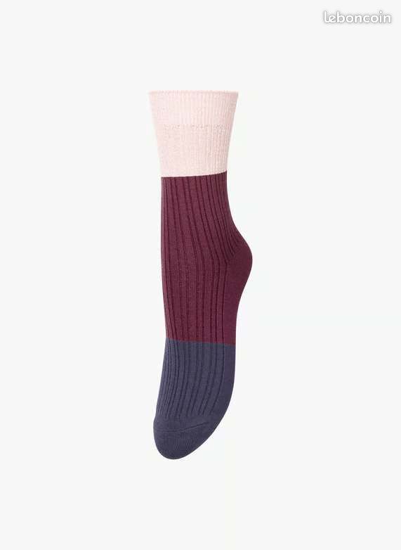 2 paires de chaussettes mixtes BECKSÔNDERGUAARD Cotta Sporty, référence= 2507800002(2 modèles), en 37/39, neuves (image 1)