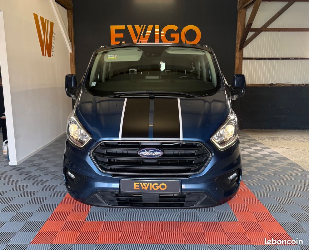 FORD TRANSIT CUSTOM FOURGON 300 2.0 TDCI 170ch L1H1 COURT 6 PL LIMITED BVA S&S / ATTELAGE - PORTES LATÉRALES - CARPLAY (image 13)