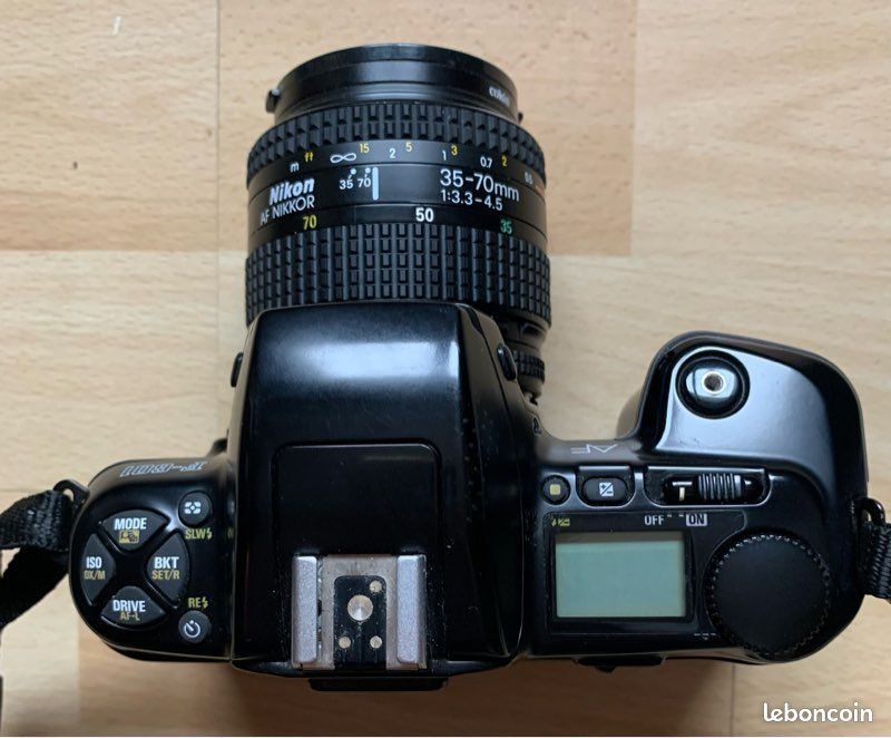 Nikon F-601 QD Avec Objectif AF 28-70mm, Argentique 35mm, Boîtier + Nikkor