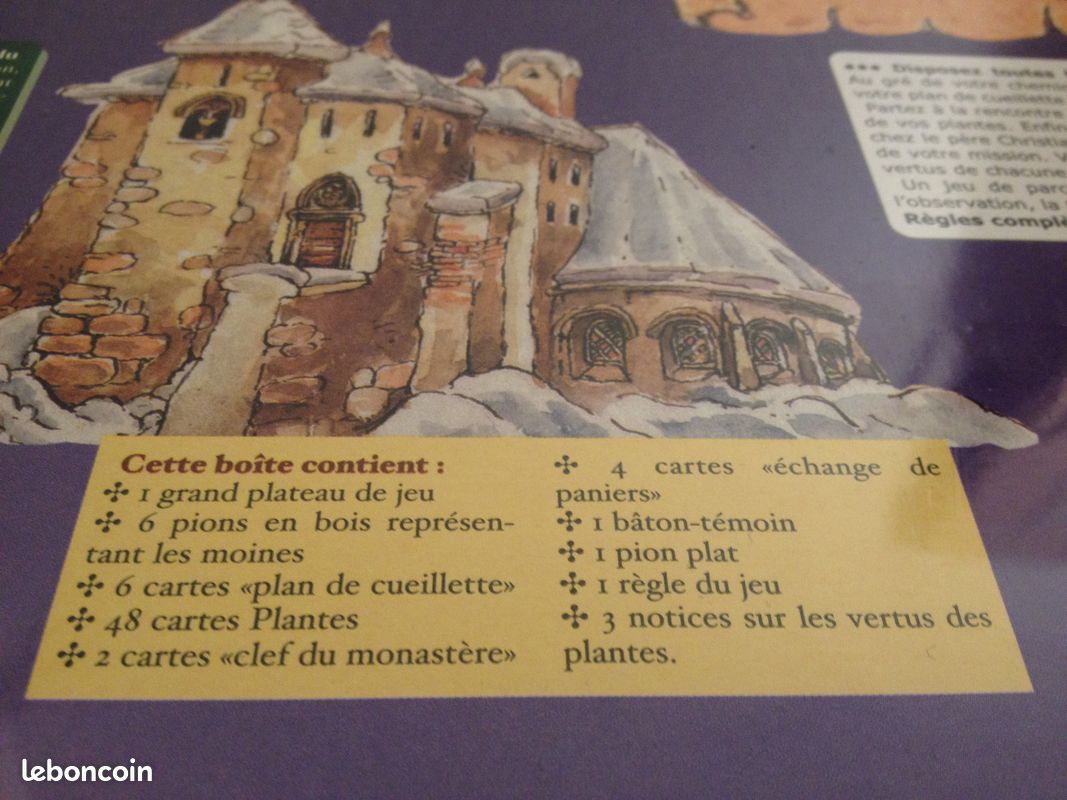 Jeu de société Le secret des moines RARE (image 4)