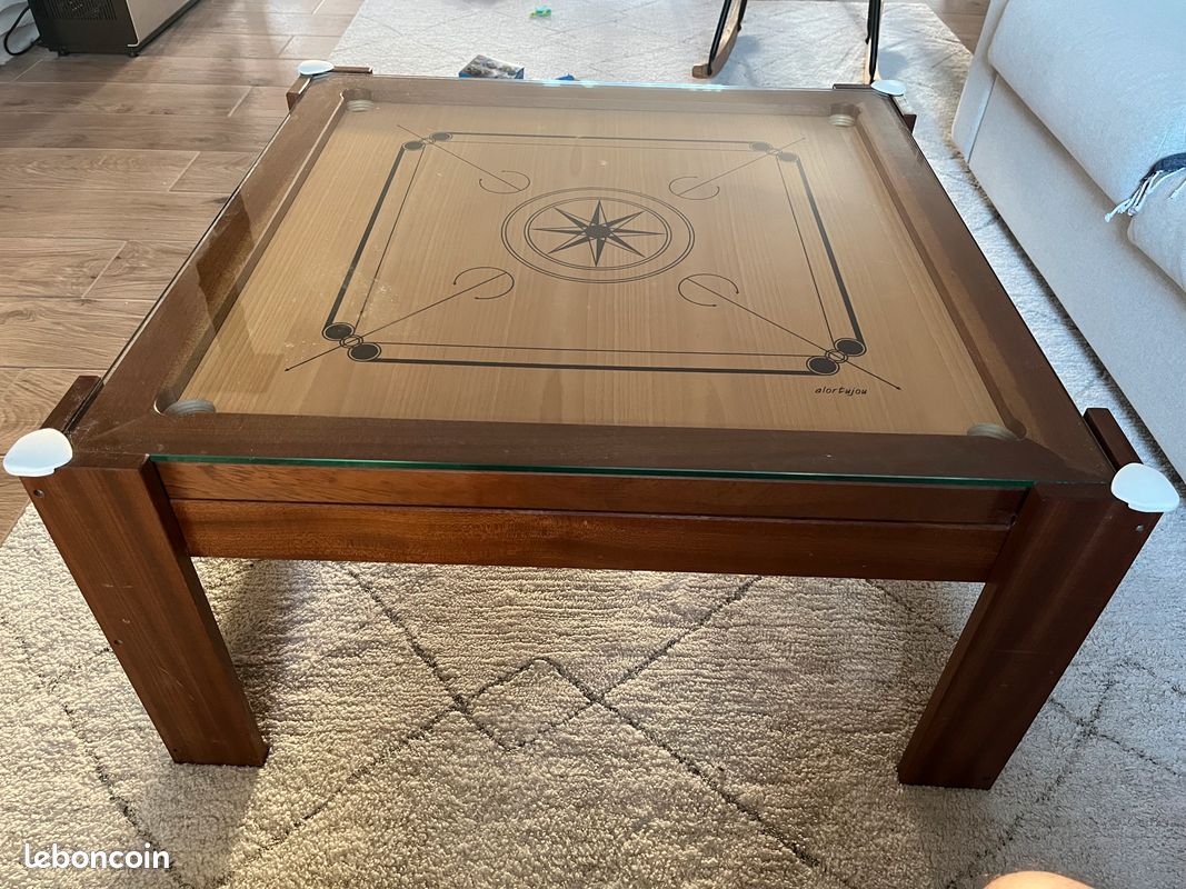 Table basse - billard indien Carrom (image 1)