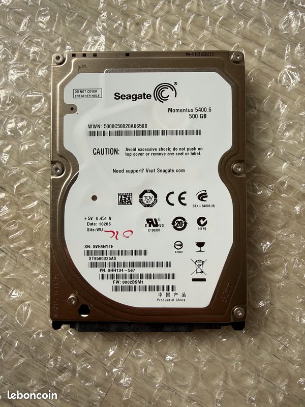Disque Dur Interne 2.5'' SATA – 160Go à 2To, 5400/7200 RPM, Pour PC/portable