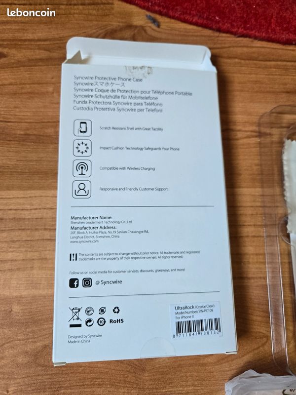 Lot de coque iPhone 6/X + verre trempé-comme neuf (image 6)