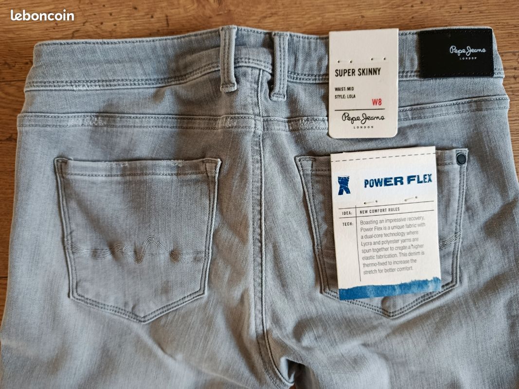 Jeans gris Pépé Jeans Taille NEUF avec étiquette