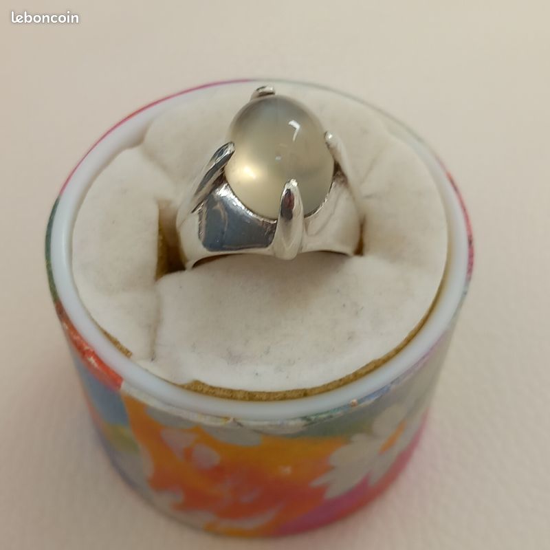Superbe bague argent et pierre de lune (image 4)