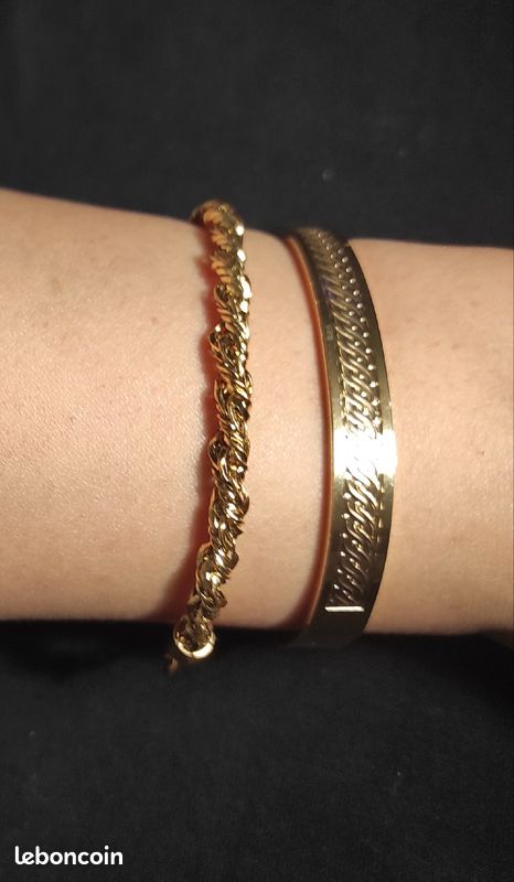 Lots bracelets acier inoxydable (image 2)