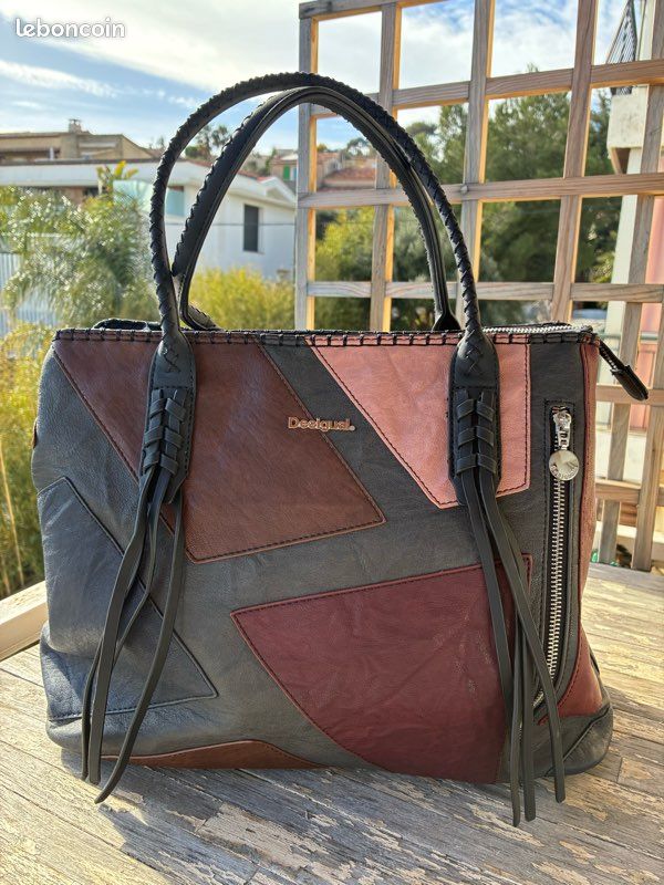 Sac à Main Desigual Marron Style Fourre-tout - Occasion - Pour Femme