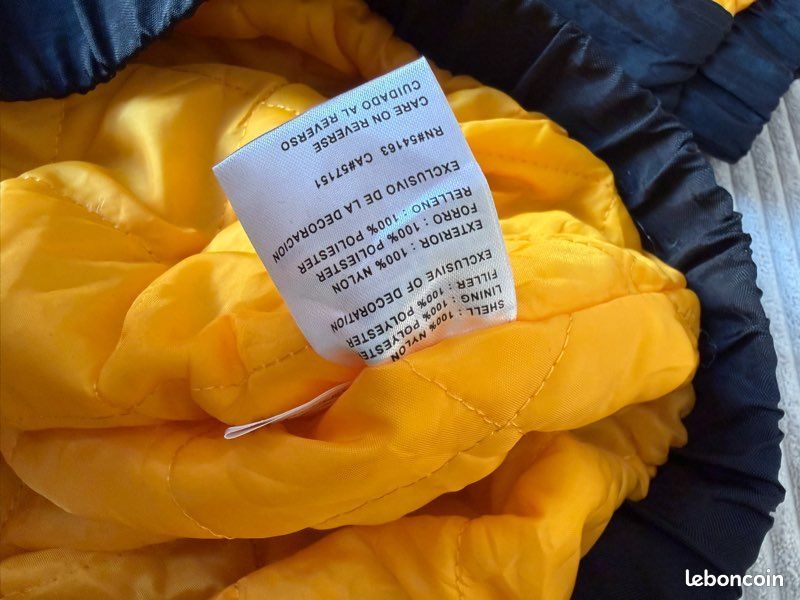 Veste US half-zip NFL x Homage – Vintage – Noir & jaune – Très bon état (image 13)