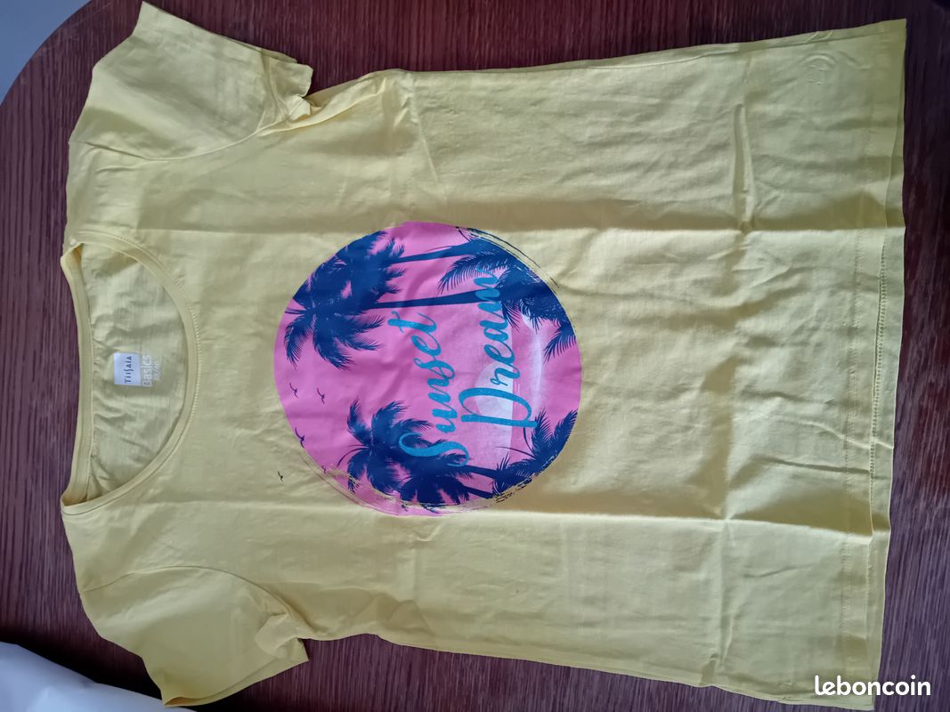 Tshirt femme jaune 38 / 40 (image 1)