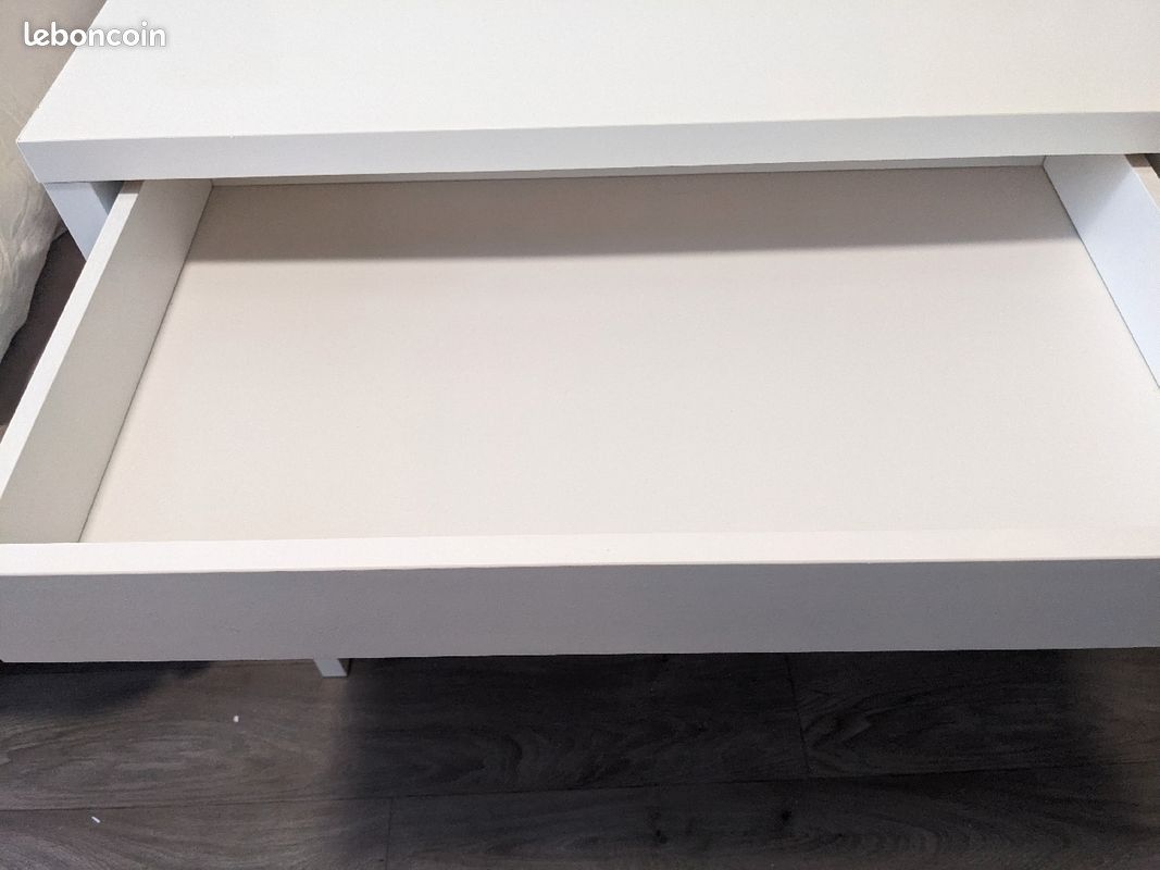 Bureau MICKE blanc 142x50 cm (image 5)