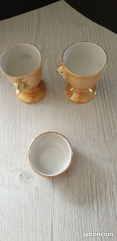 Coquetiers anciens en porcelaine (image 3)