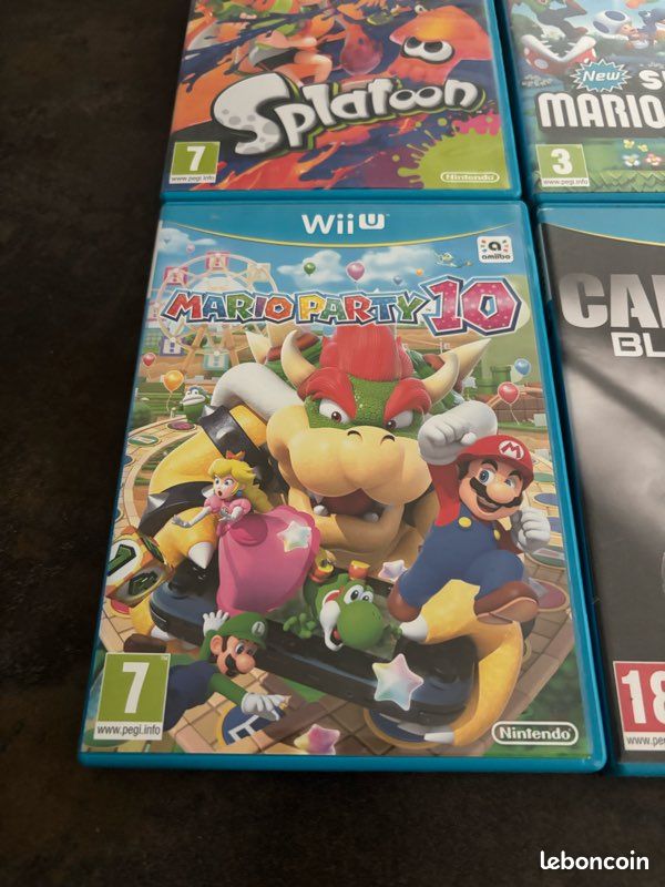 Lot de 4 jeux Nintendo Wii U (image 4)