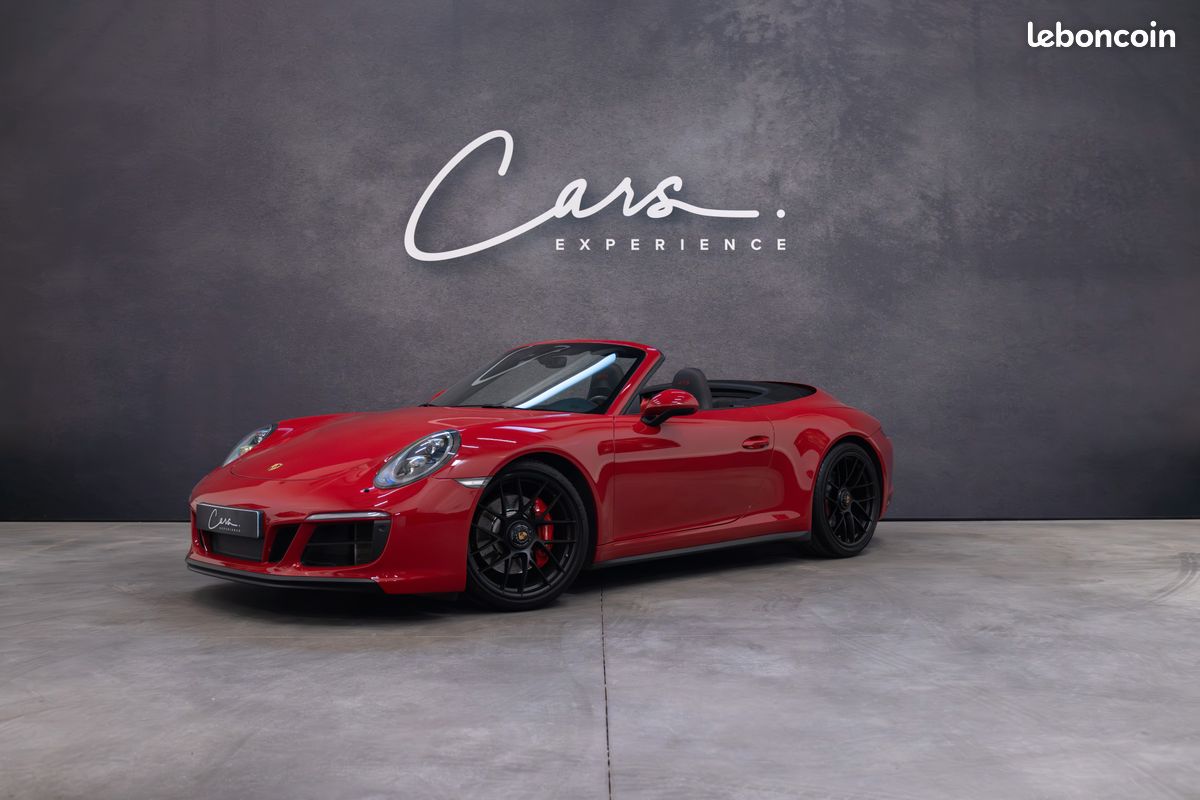 Porsche 991.2 Carrera 4 GTS Cabriolet 3.0 450 cv – 1ère MAIN – FRANÇAISE – PDCC – ROUES AR DIRECTRICES – PDLS+ - PACK SPORT CHRONO - APPLE CAR PLAY – CAMERA – PORSCHE APPROVED 12 MOIS - (image 1)