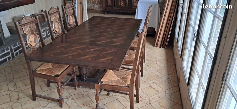 Buffet Breton en chêne du début 20 ème