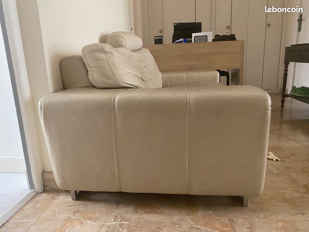 Canape gautier cuir (image 2)