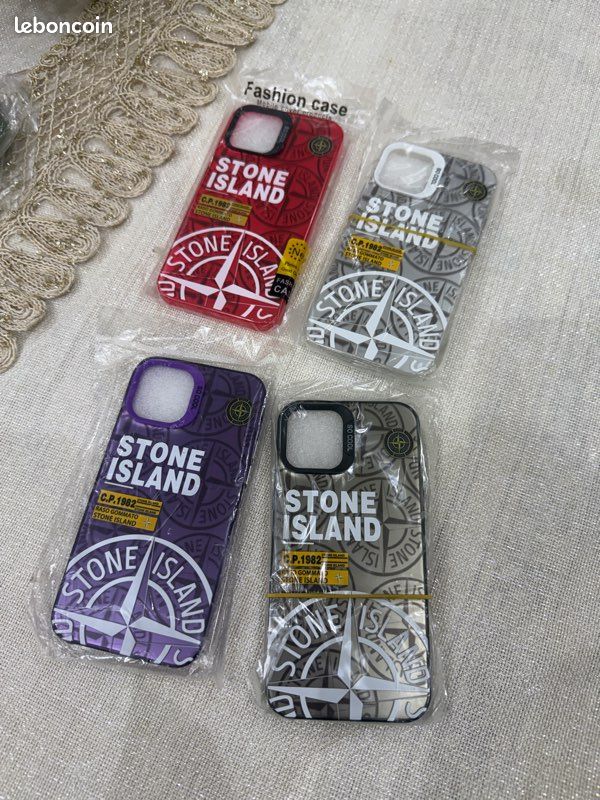 Coque Stone sland - Blanc pour Phone élégant en 2025 | Coque phone