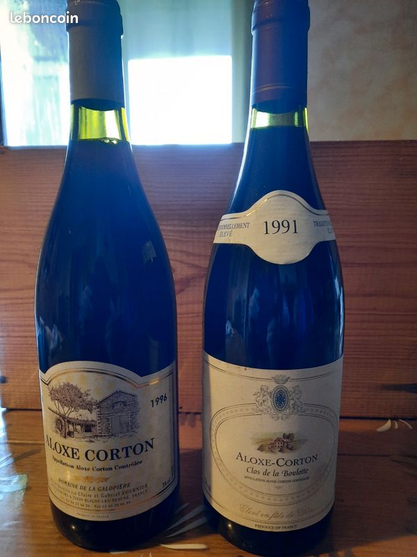 Rare : lot de 2 aloxe corton 1991 et 1996 (image 3)