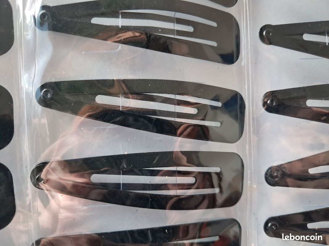 Lot De 4 Pinces à Cheveux Vintage (barrettes) + Divers Petits Accessoires - État Bon