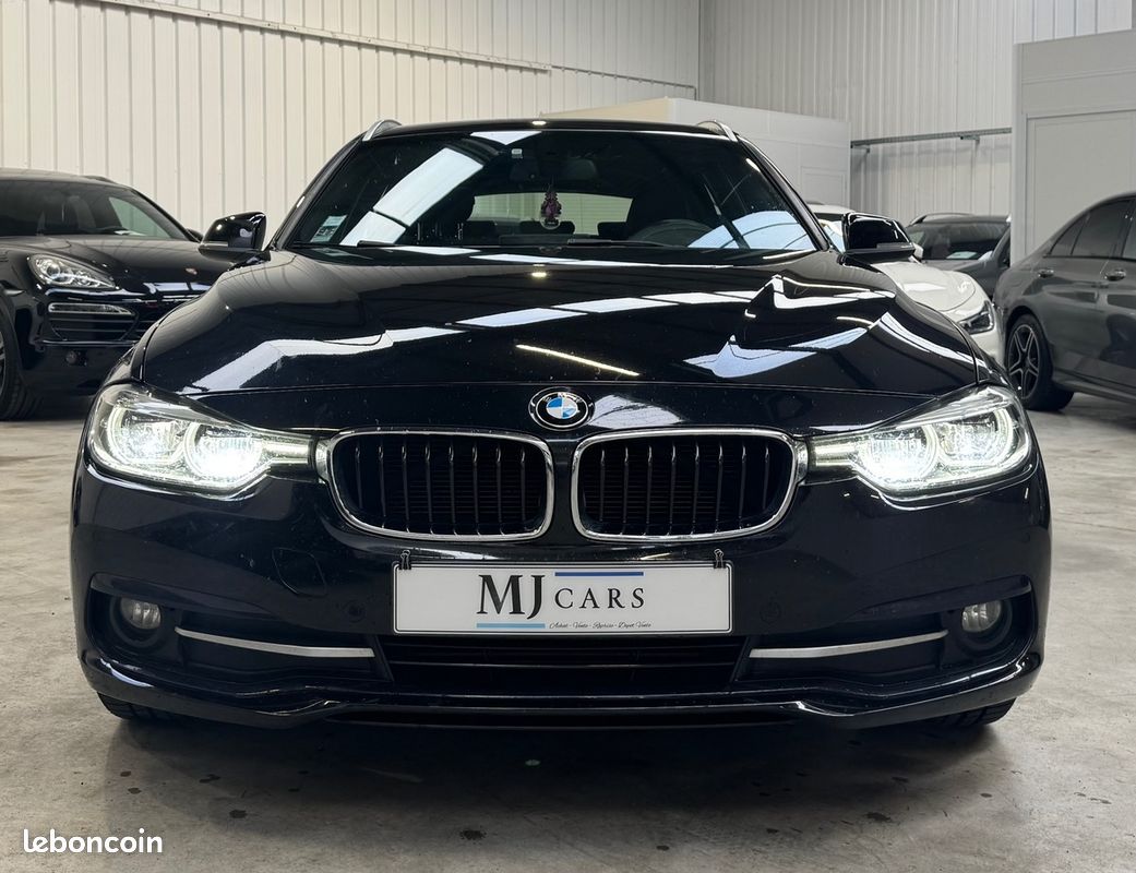Bmw Série 3 Touring (F31) LCI 316d 116ch Sport Line BVA8 / HUD / Hayon Élec / Caméra / Suivi Complet (image 2)