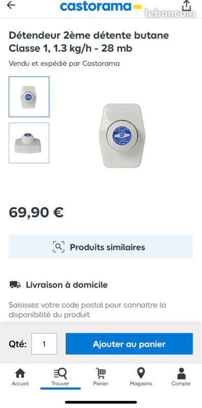 Robinet détendeur gaz (image 3)