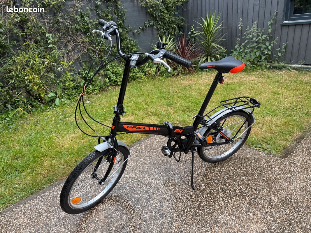 Vélo Pliant 20 Pouces Aurelia 321 Dino Bikes (1 Vitesse) Noir Et Jaune