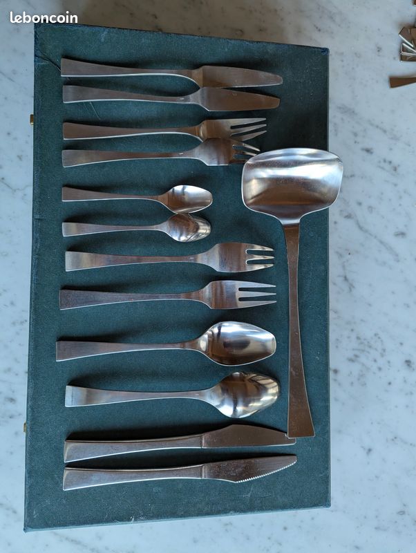 Charles Salomon Mahler  1824-1841  - Série De 12 Cuillères De Table En Argent Massif 950 1000