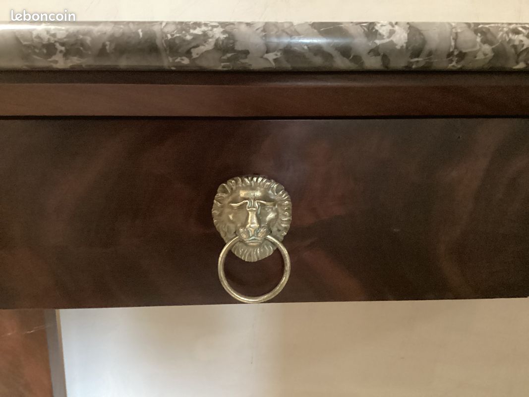 Console empire / restauration / pattes et tête de lion (image 5)