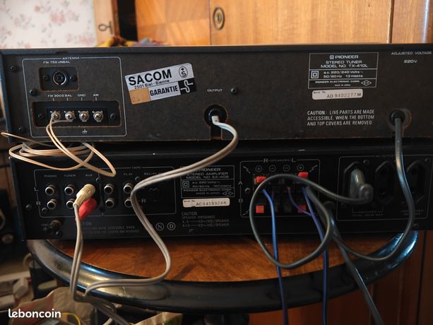 Tuner Stéréo Vintage Pioneer TX-408 L - AM/FM - Analogique - Testé OK