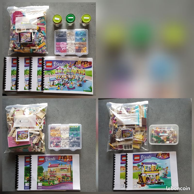 Lot de 8 sets Lego Friends (image 1)