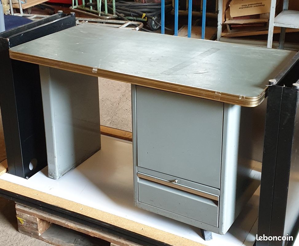 Petit bureau vintage metal (image 9)