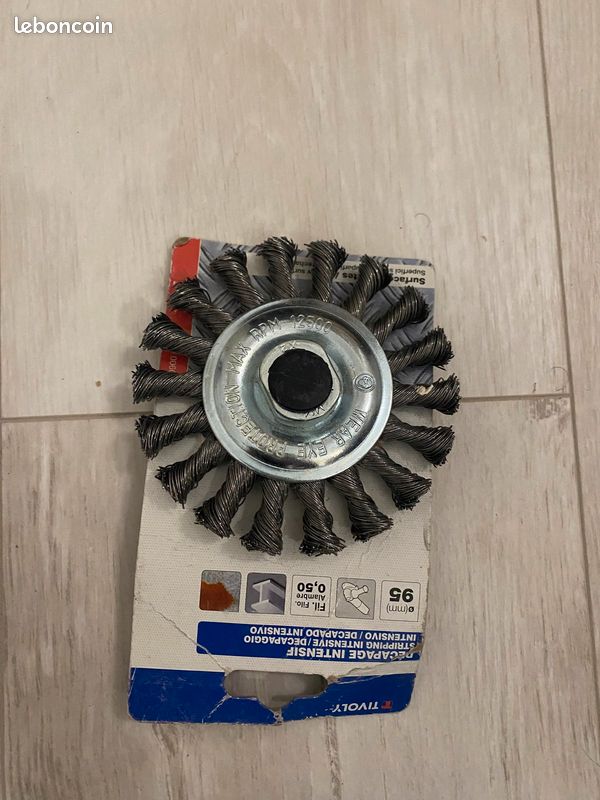 FR Brosse circulaire Ø 95 mm Fils torsadés (image 1)