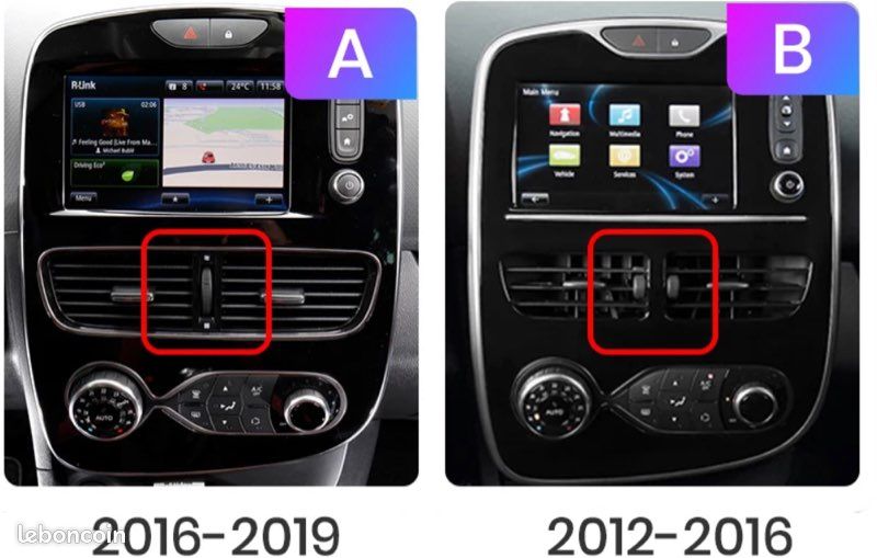 Autoradio androïd CarPlay Renault Clio 4 (image 3)